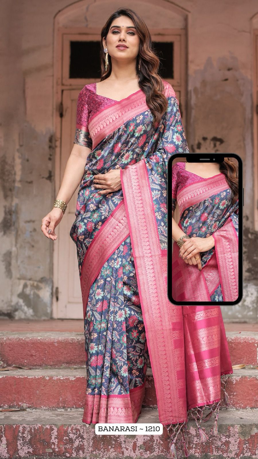 1210 Nx Almaari Banarasi Silk Sarees