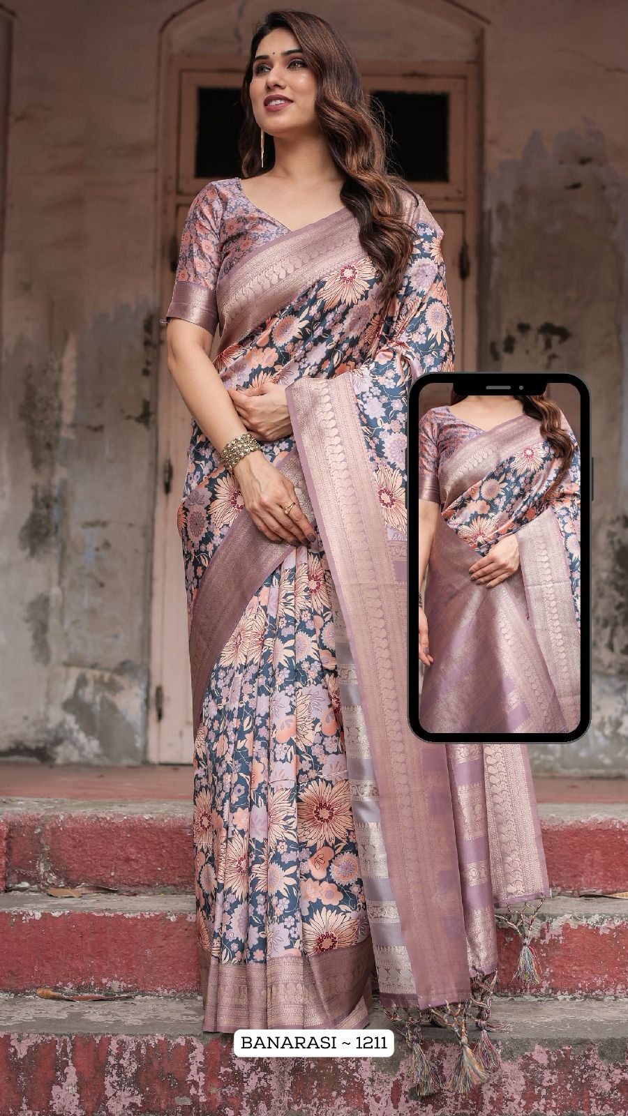 1211 Nx Almaari Banarasi Silk Sarees