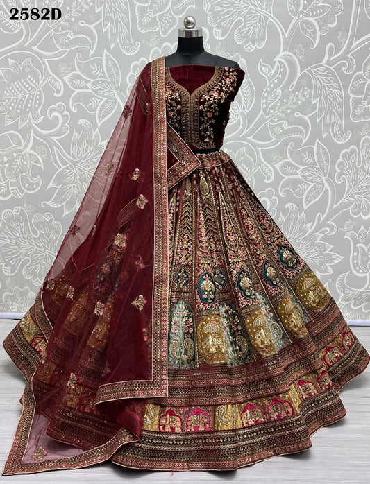 2582D Anjani Art Lehenga Choli