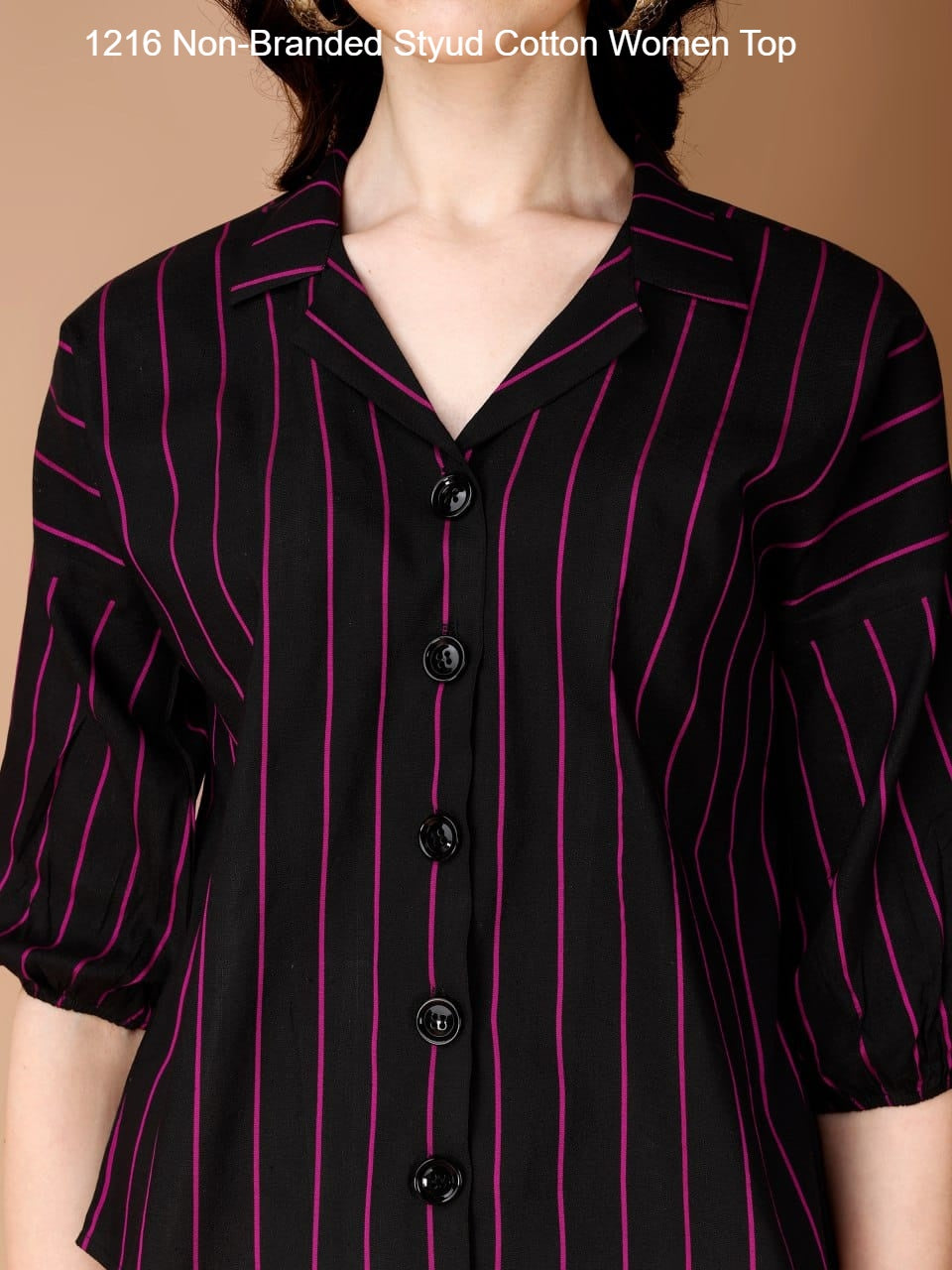 1216 Non-Branded Styud Cotton Women Top