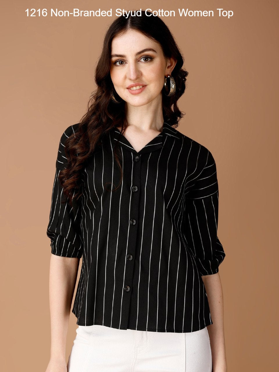 1216 Non-Branded Styud Cotton Women Top