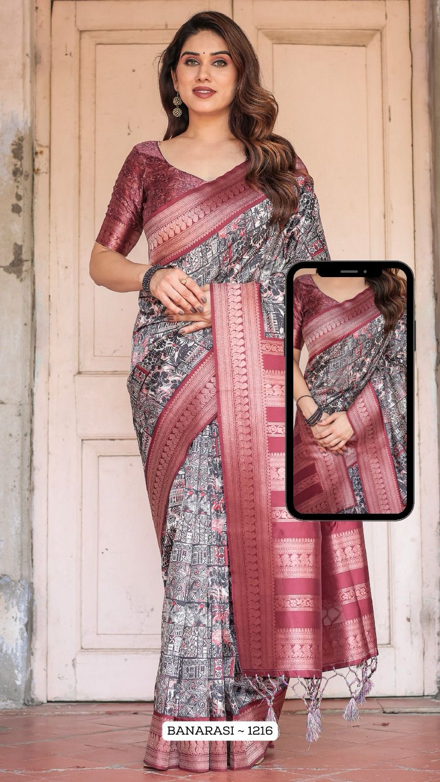 1216 Nx Almaari Banarasi Silk Sarees