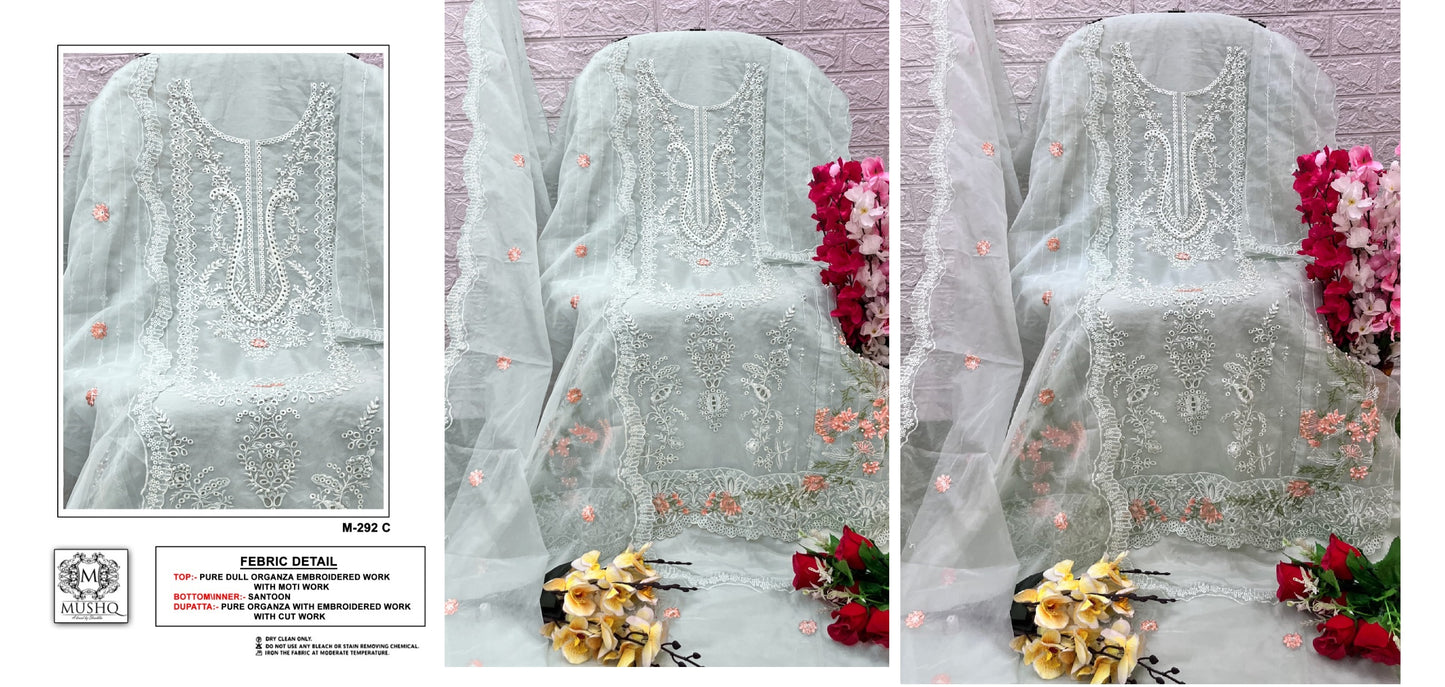 292C Mushq Pakistani Salwar Suits