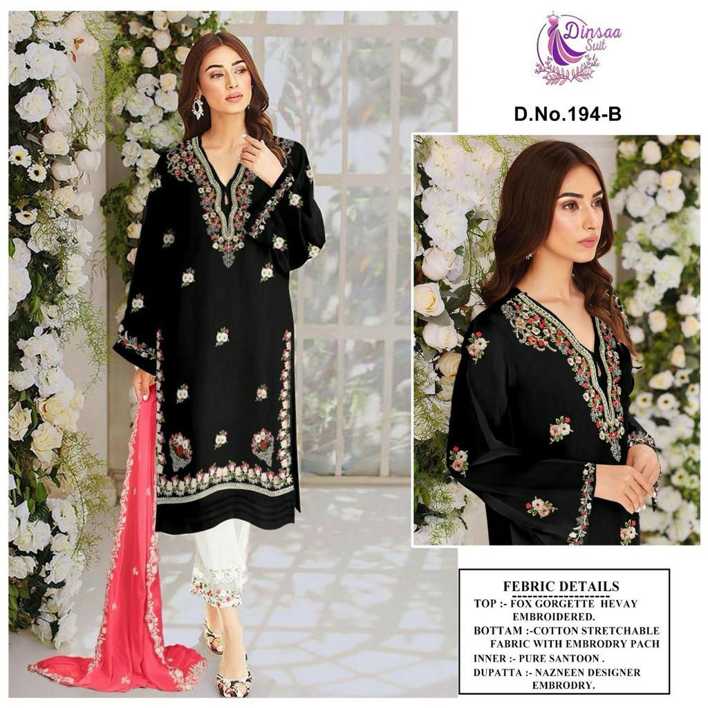 194B Dinsaa Suit Pakistani Readymade Suits