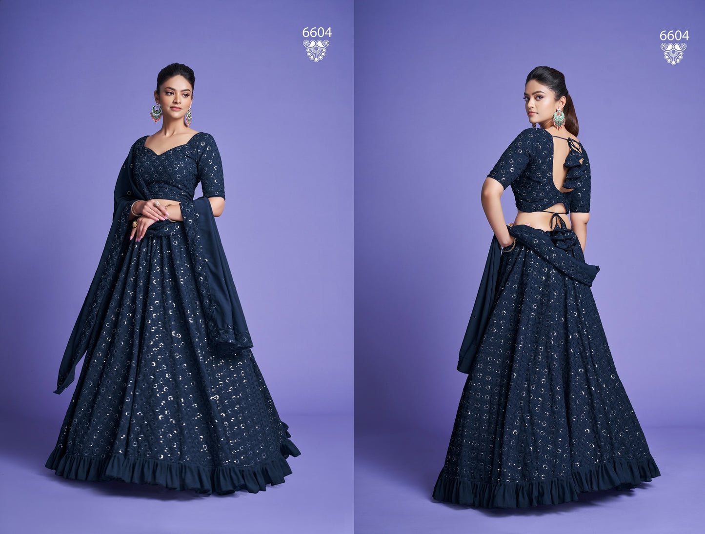 6604 Shringaar Vol 8 Aahvan Designs Lehenga Choli