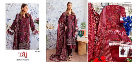 491 Taj Creations Pakistani Salwar Suits