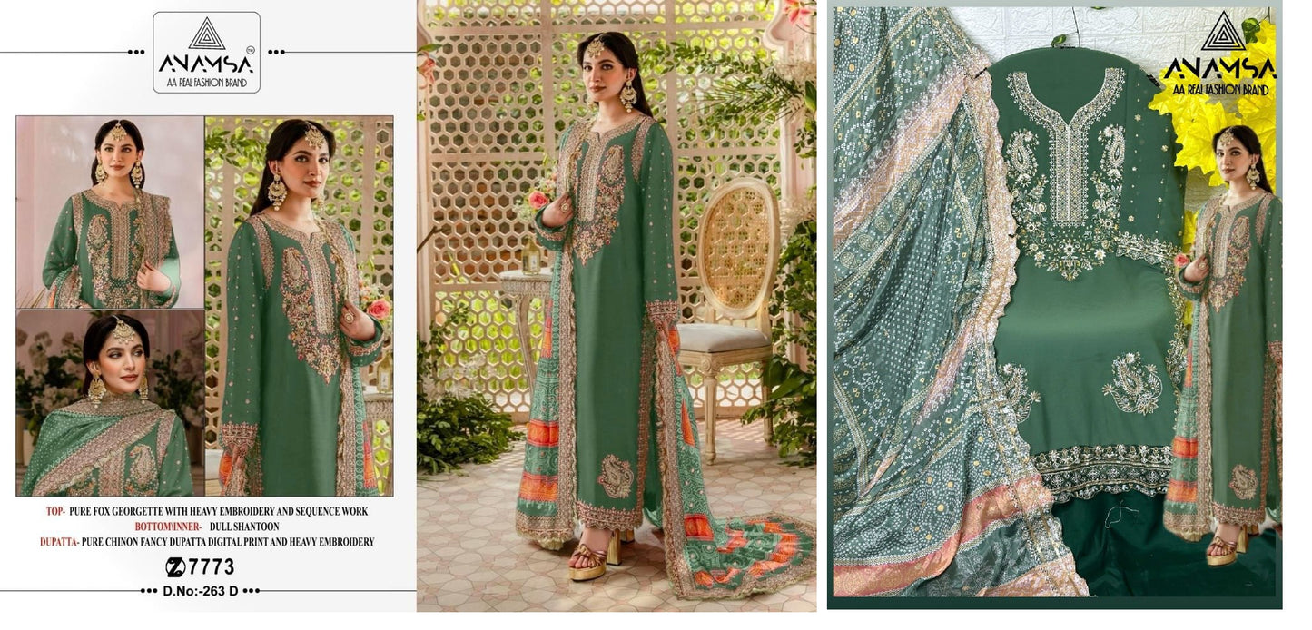 263D Anamsa Pakistani Salwar Suits