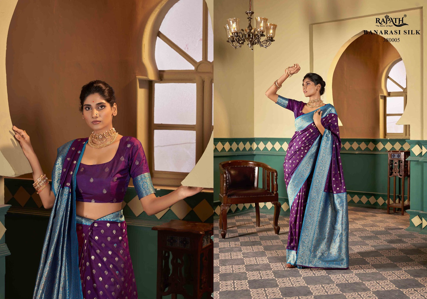 380005 Sindhoora Rajpath Sarees