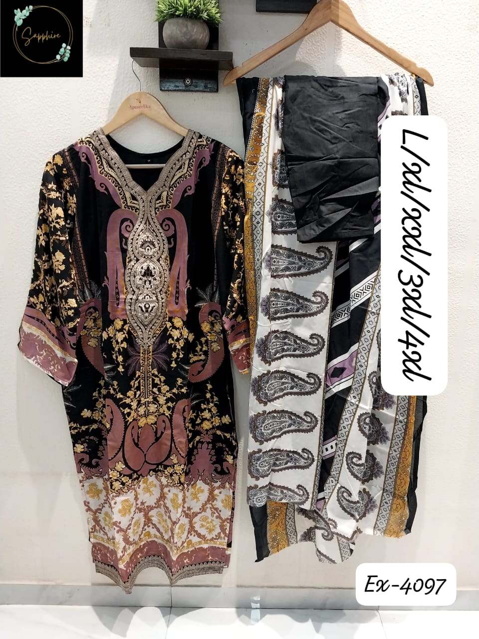 Vol 4097 Black Sapphire Pakistani Readymade Suits