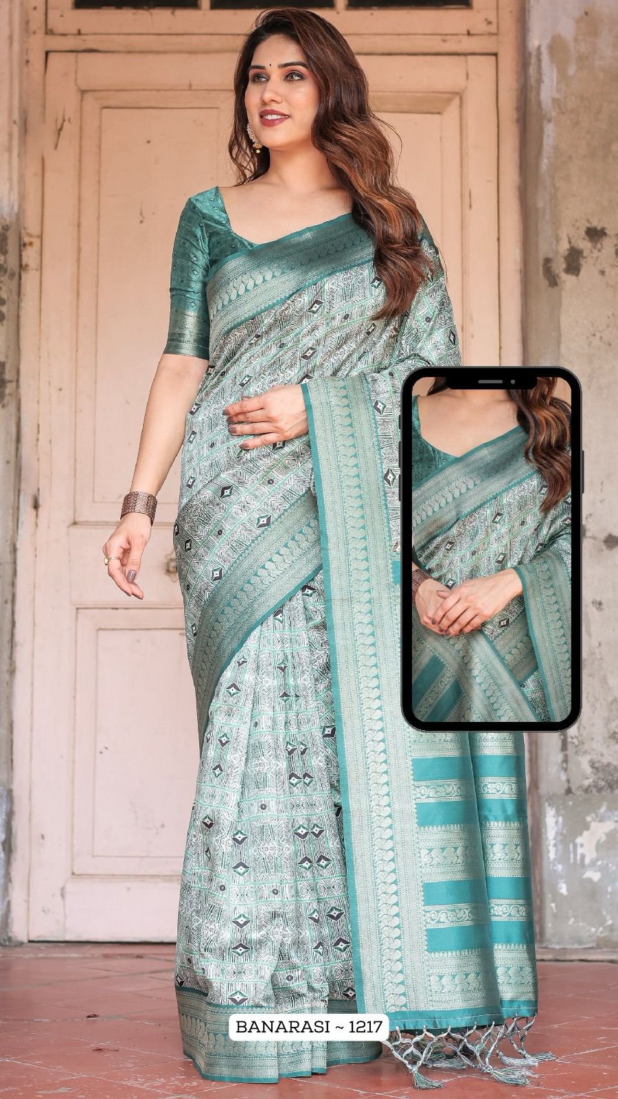 1217 Nx Almaari Banarasi Silk Sarees