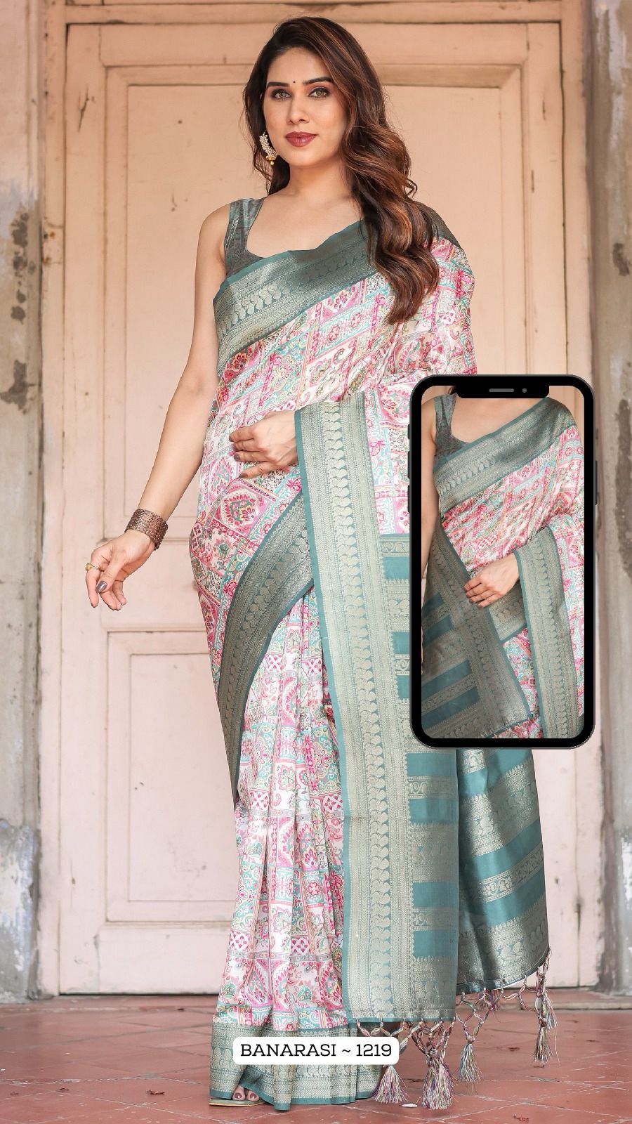 1219 Nx Almaari Banarasi Silk Sarees