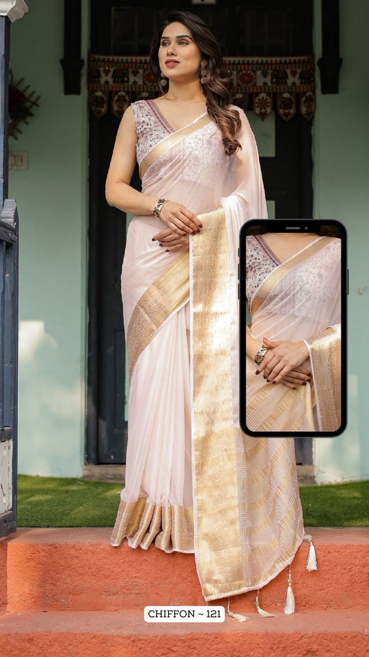 121 Almaari Chiffon Sarees