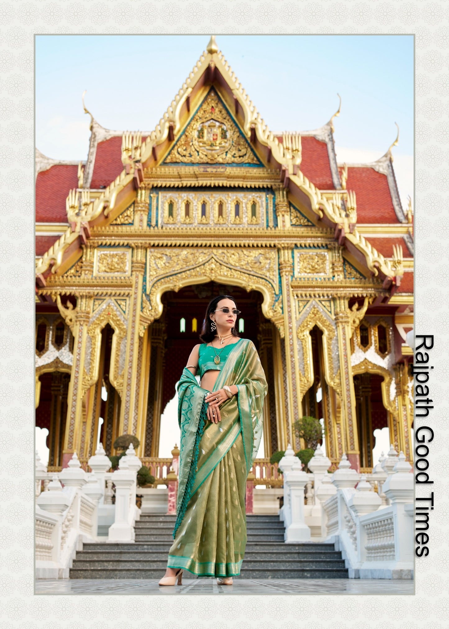 121 Good Times Rajpath Tissue Silk Sarees