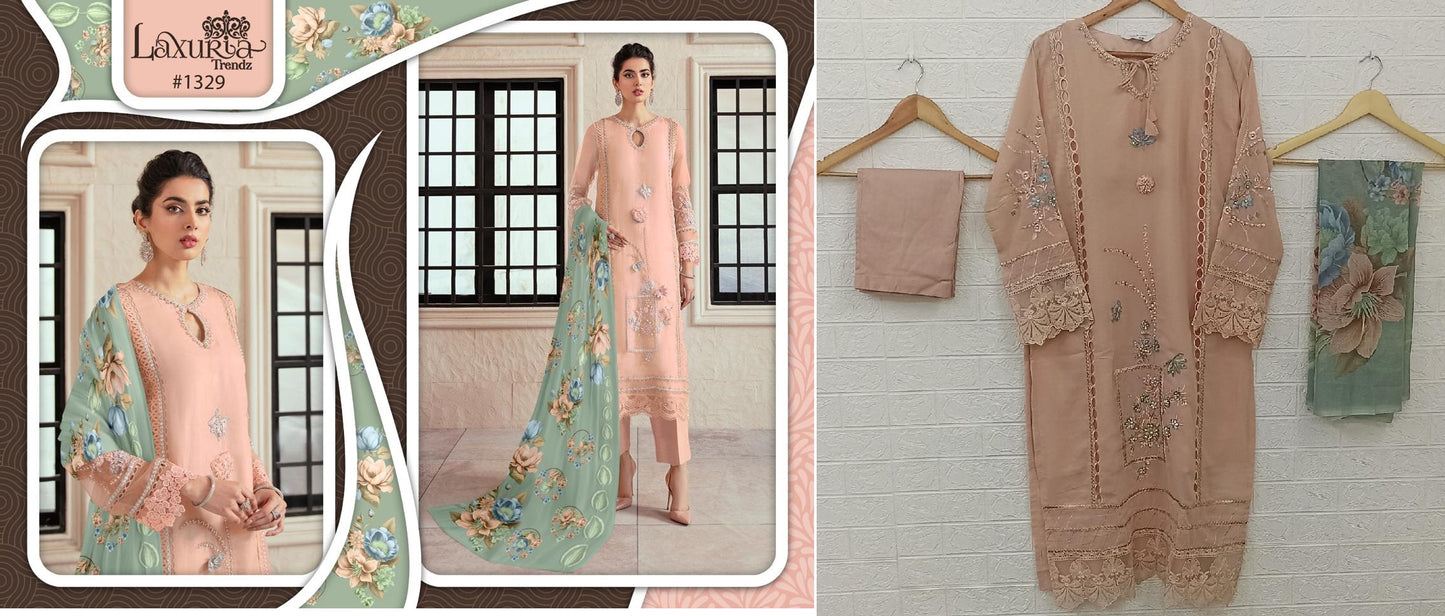 1329 Laxuria Trendz Pakistani Readymade Suits