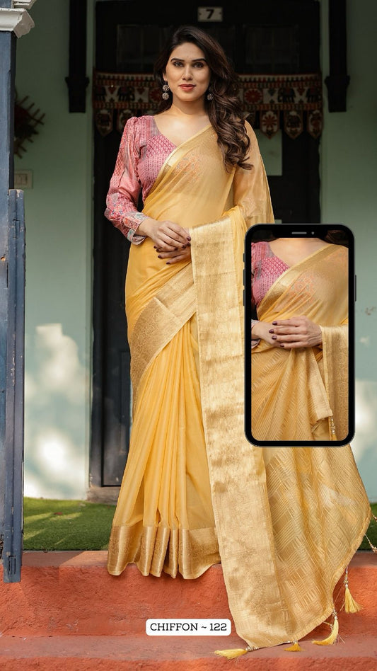 122 Almaari Chiffon Sarees