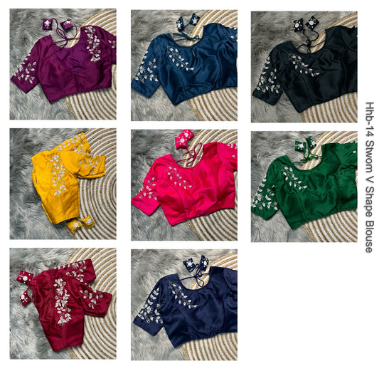 Hhb-14 Stwom V Shape Blouse