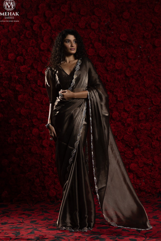 1239-C Mehek Tissue Chiffon Sarees