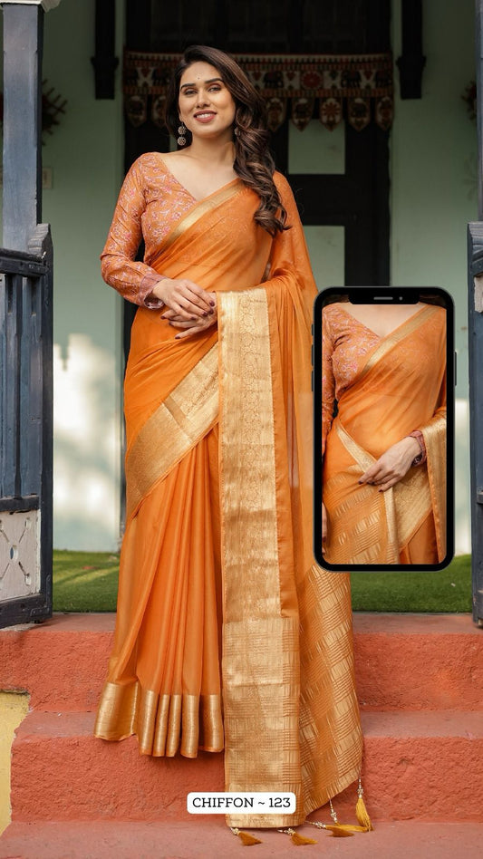 123 Almaari Chiffon Sarees