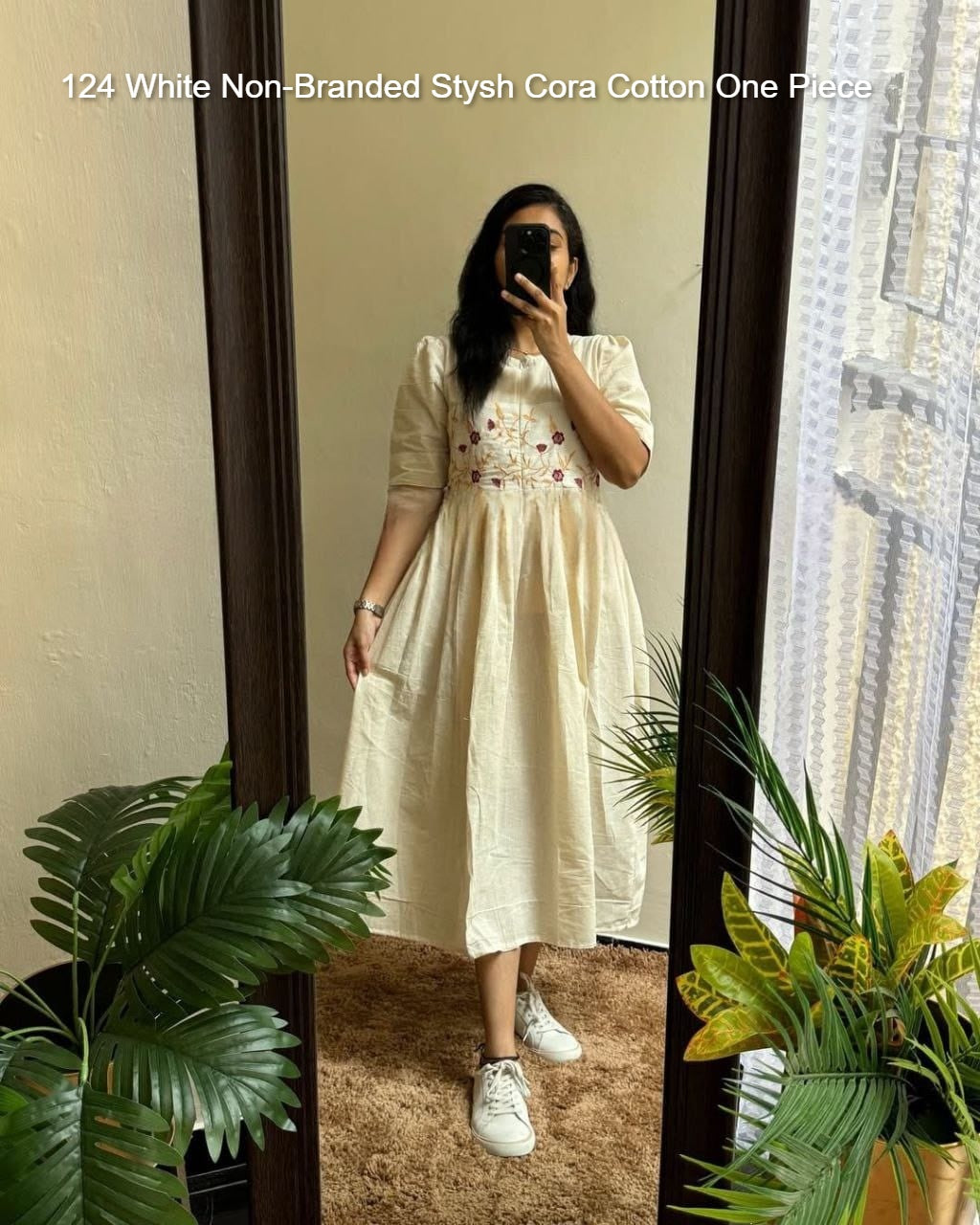 124 White Non-Branded Stysh Cora Cotton One Piece