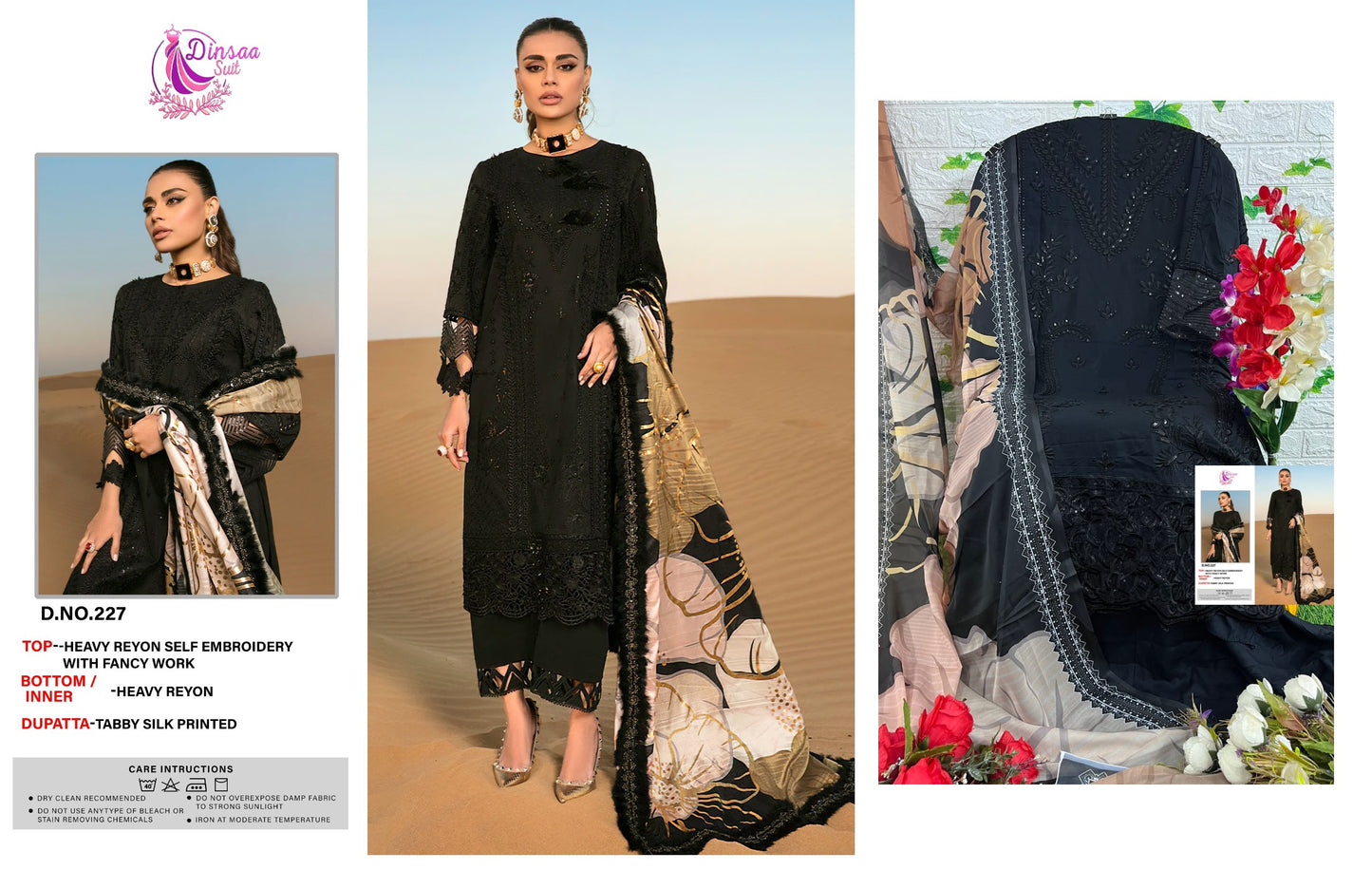 227 Dinsaa Suit Pakistani Salwar Suits