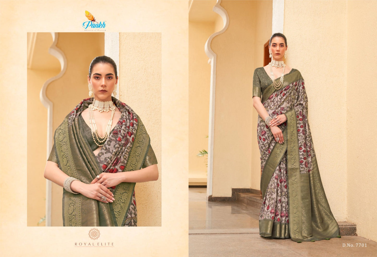 7701 Anshika Pankh Sarees