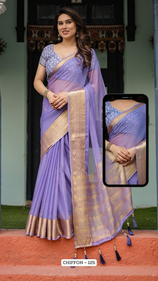 125 Almaari Chiffon Sarees