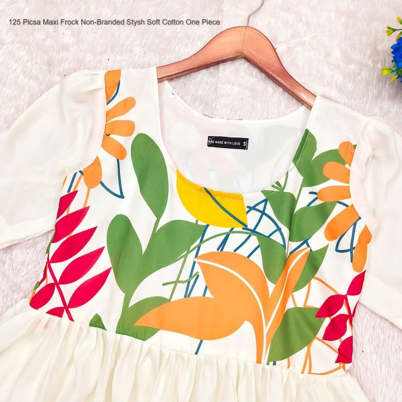 125 Picsa Maxi Frock Non-Branded Stysh Soft Cotton One Piece