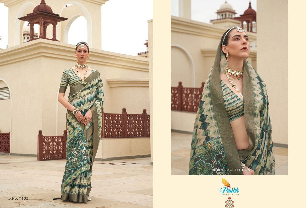 7402 Karvaah Vol 2 Pankh Sarees