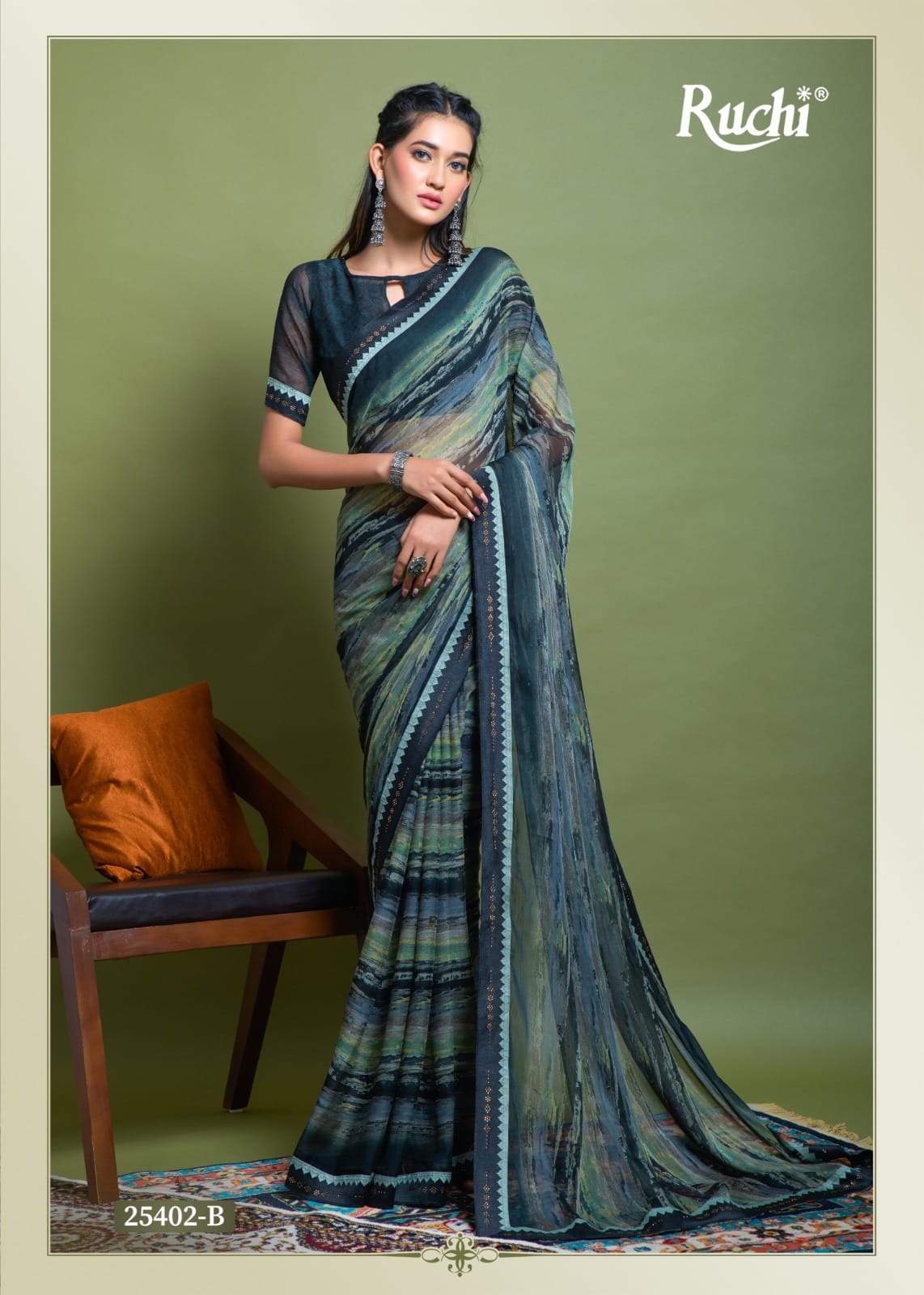 25402B Vanilla Vol 3 Ruchi Sarees