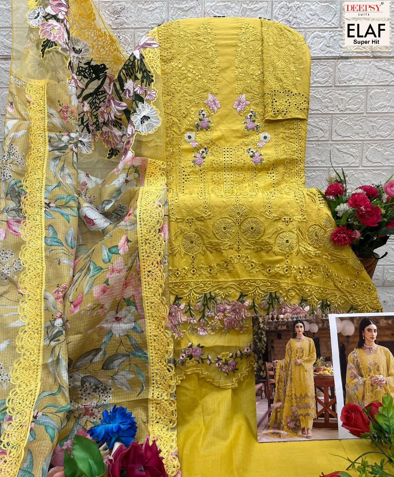 1263-E Deepsy Pure Cotton Pakistani Salwar Suits