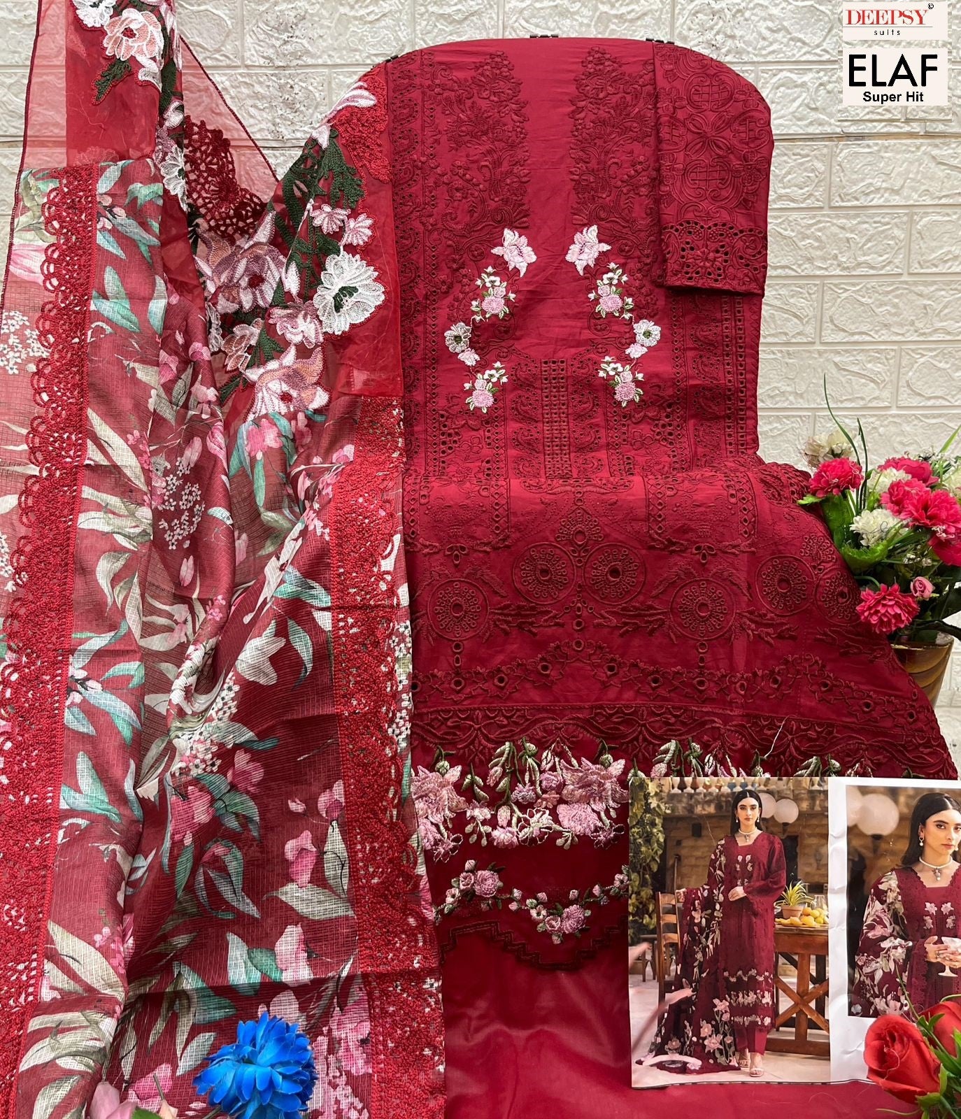 1263-G Deepsy Pure Cotton Pakistani Salwar Suits