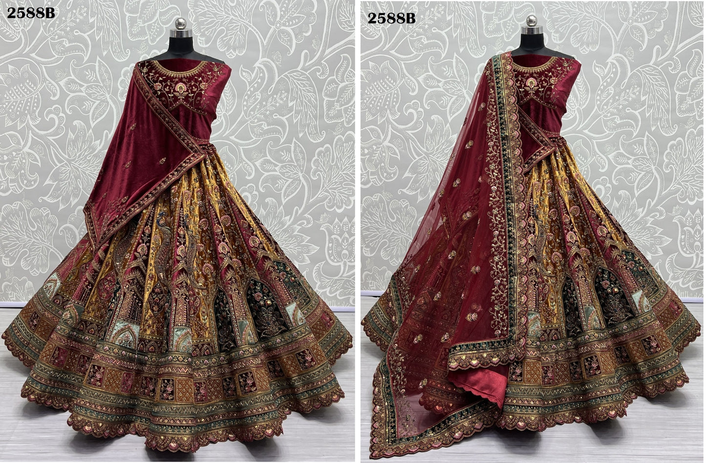 2588B Anjani Art Lehenga Choli