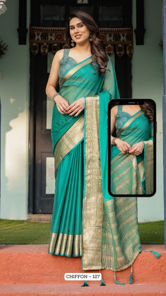127 Almaari Chiffon Sarees
