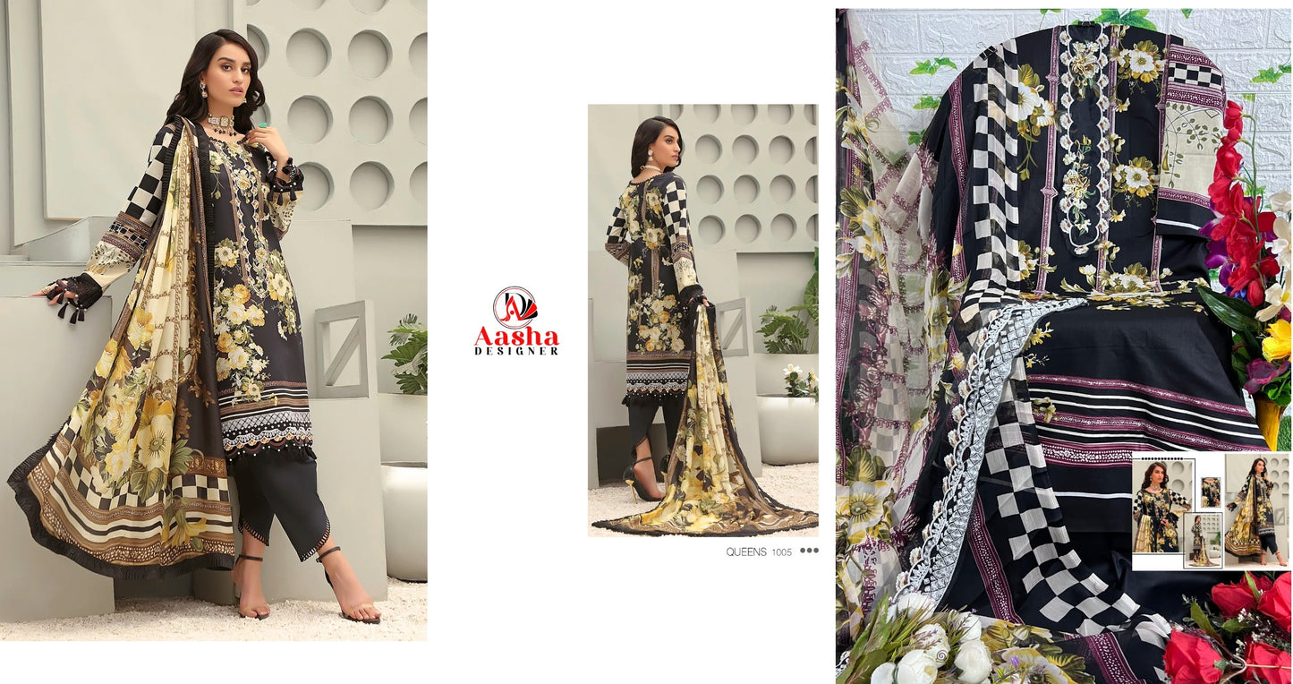 1005 Aasha Designer Pakistani Salwar Suits