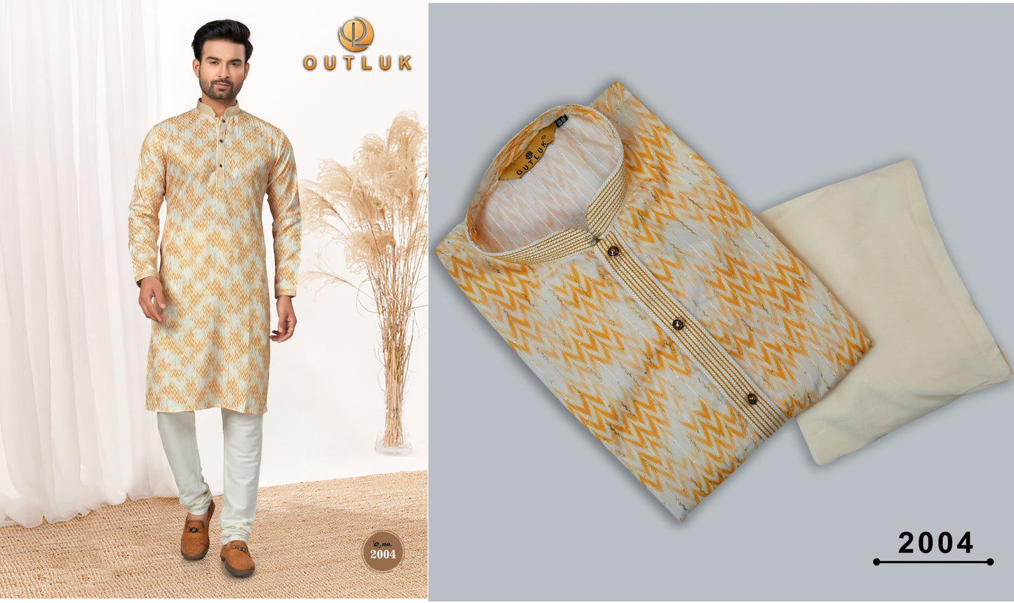 2004 Wedding Collection Vol 2 Outluk Mens Kurta Pyjama