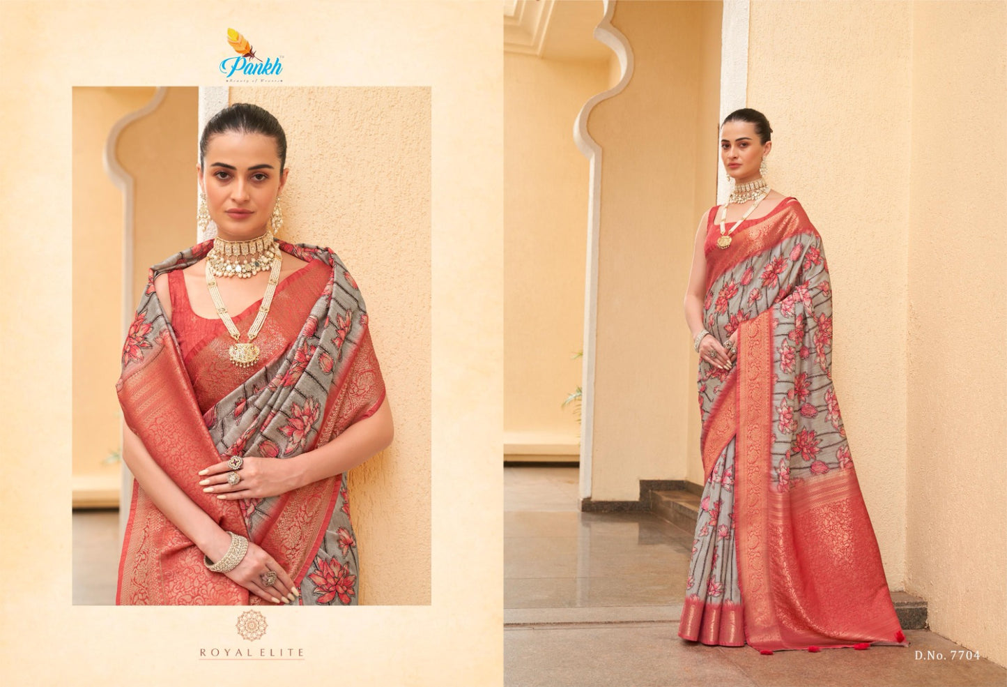 7704 Anshika Pankh Sarees