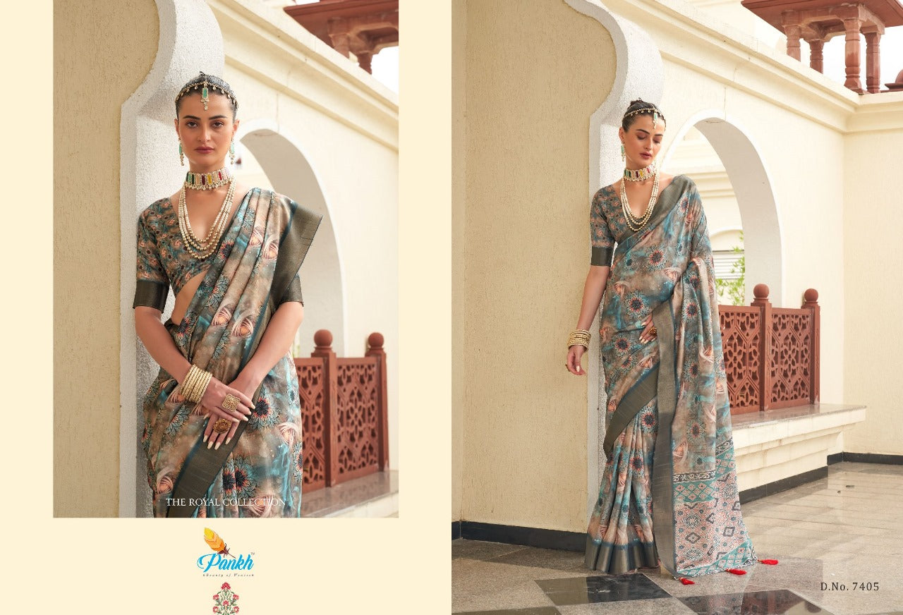 7405 Karvaah Vol 2 Pankh Sarees