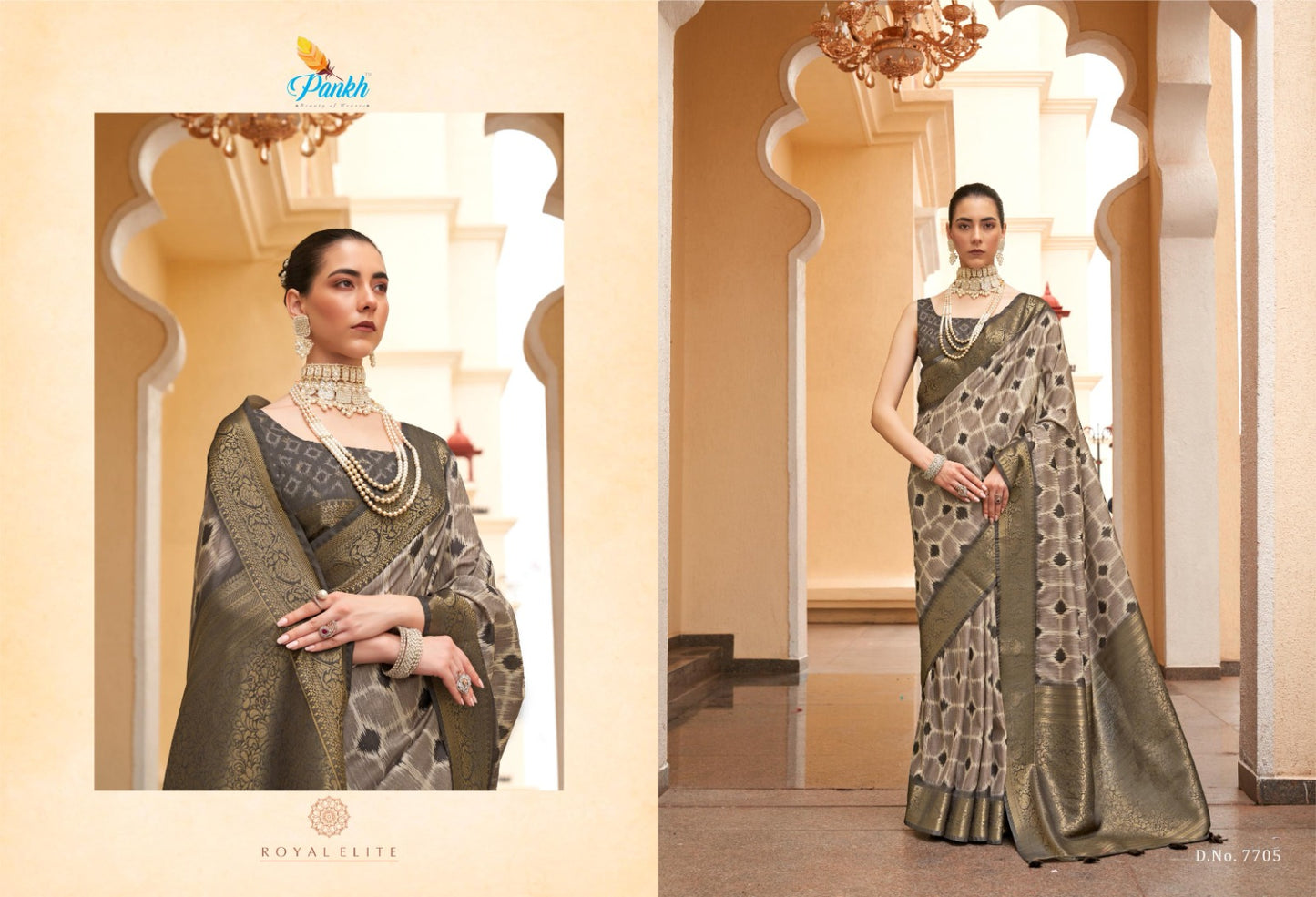 7705 Anshika Pankh Sarees