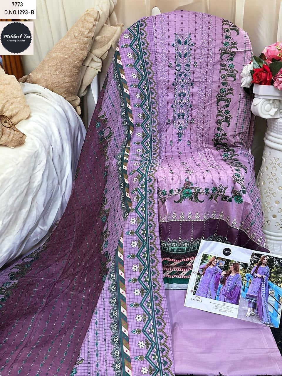 1293B Mehboob Tex Print Pakistani Salwar Suits