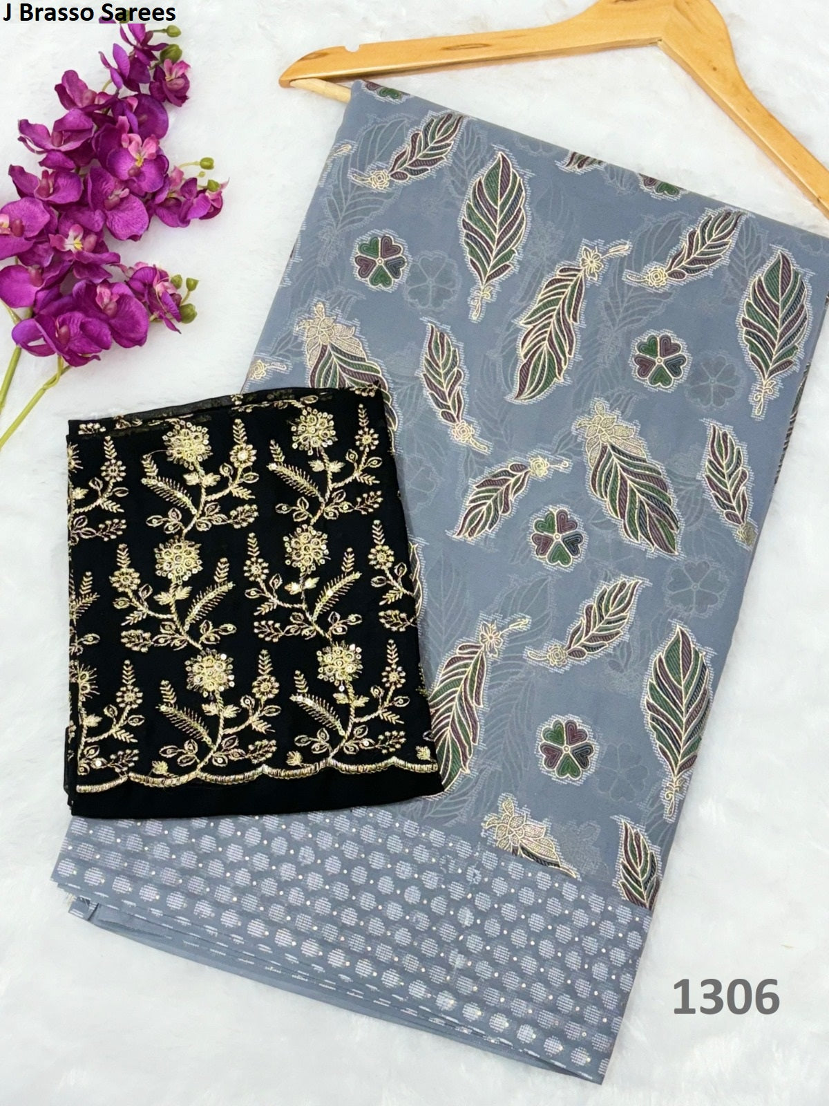 1306 J Brasso Sarees