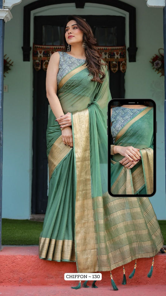 130 Almaari Chiffon Sarees