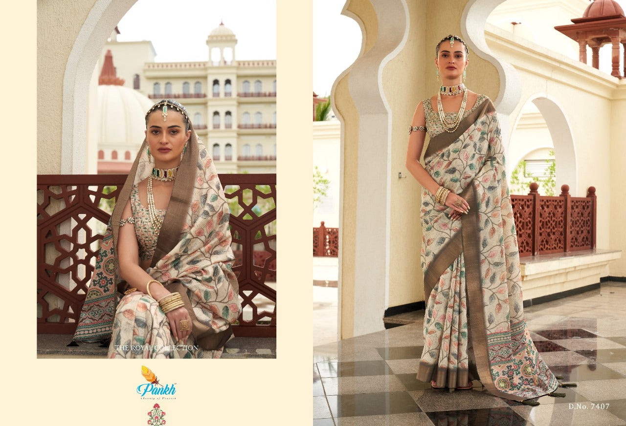 7407 Karvaah Vol 2 Pankh Sarees
