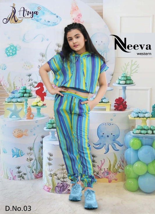 Neeva 03 Adm Girls Co-Ord Set