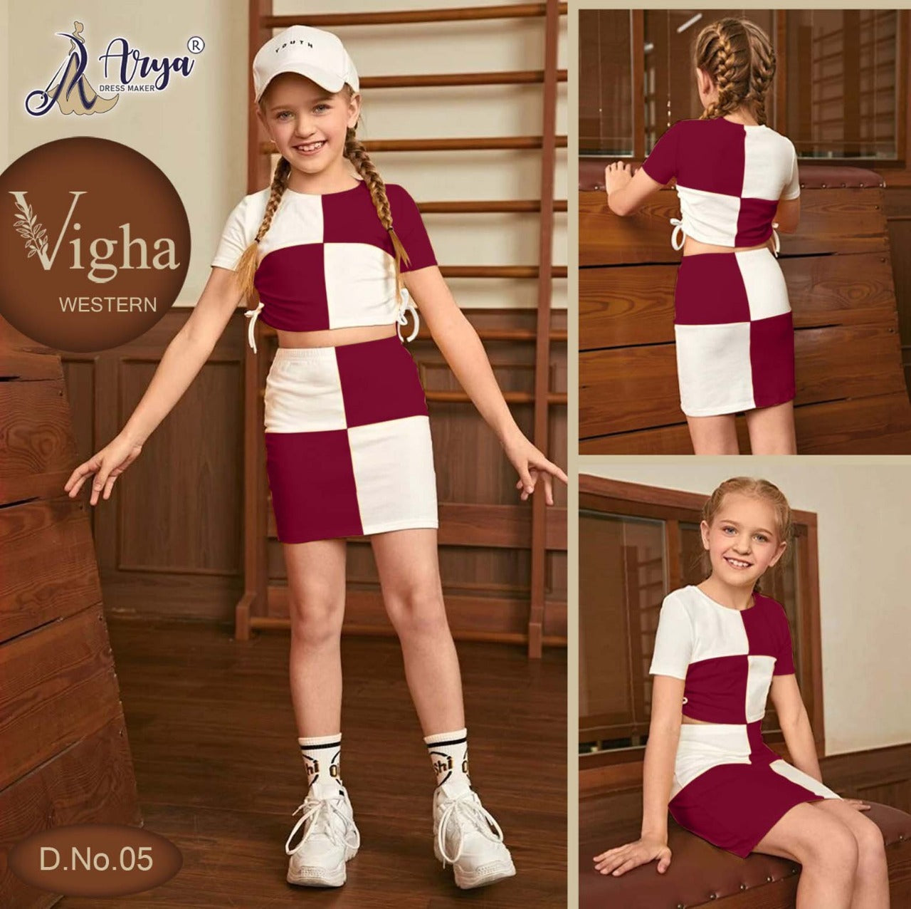 Vigha 05 Adm Girls Western Dress