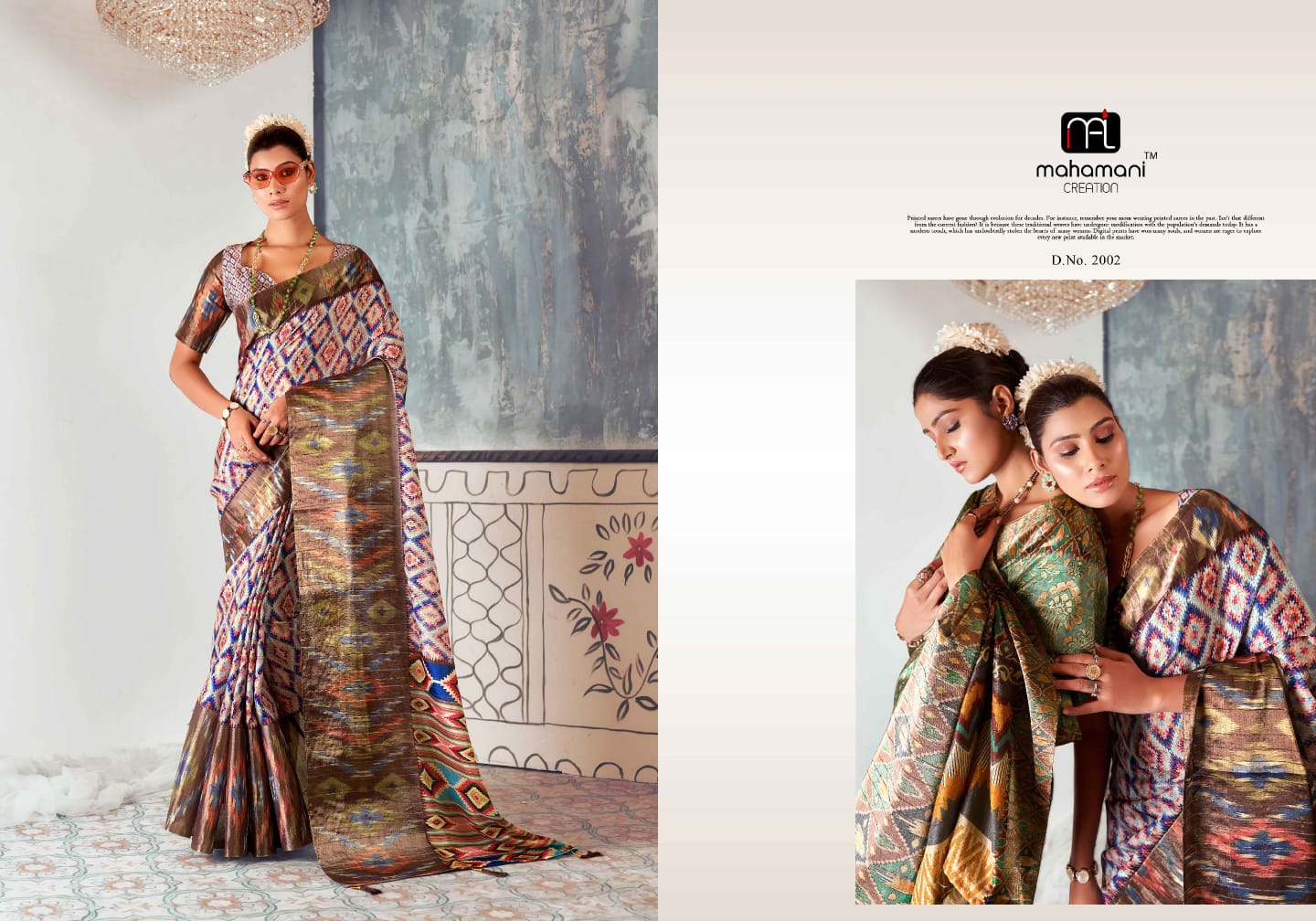 2002 Rashmika Vol 2 Mahamani Creation Sarees