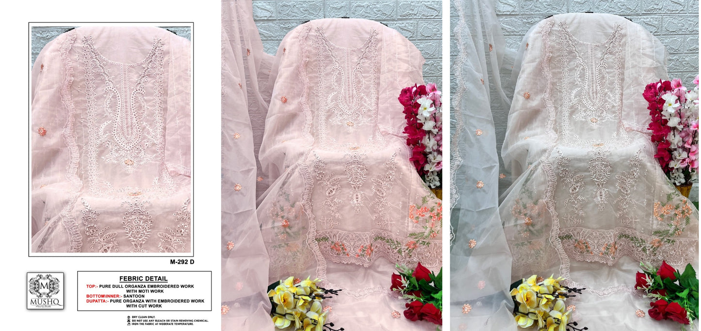 292D Mushq Pakistani Salwar Suits