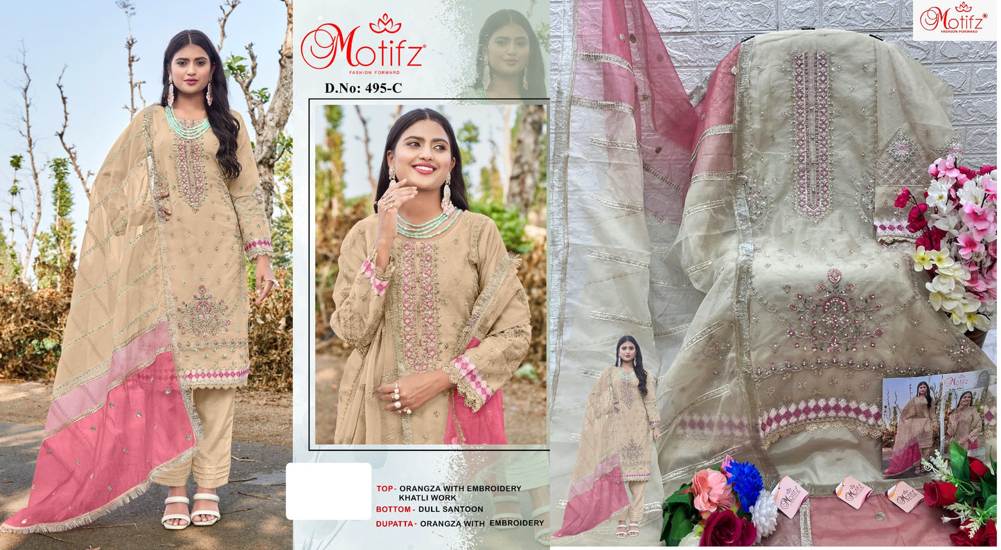 495C Motifz Pakistani Salwar Suits