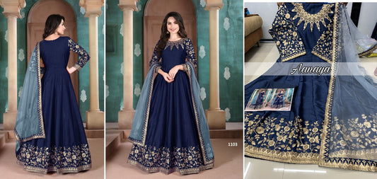 1103 Aanaya Vol 111 Twisha Unstitched Suits