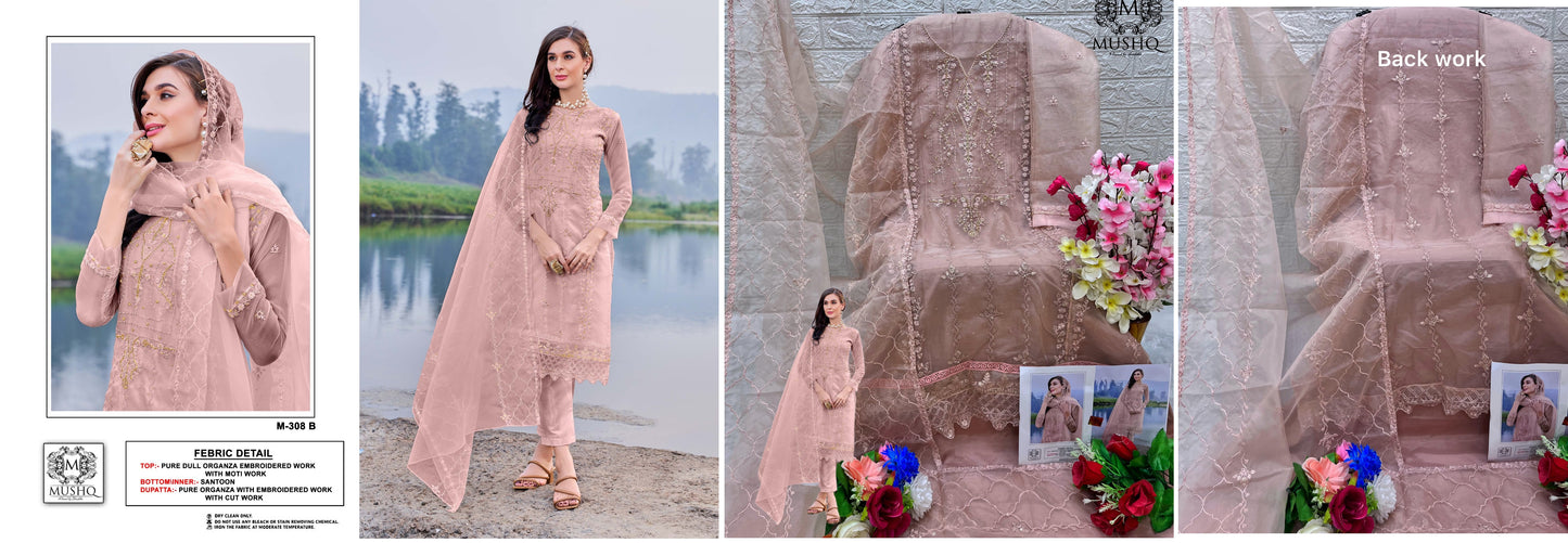 308B Mushq Pakistani Salwar Suits