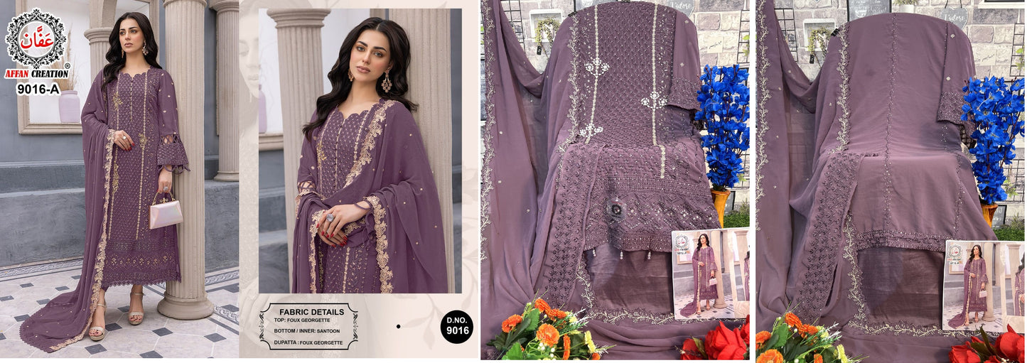 9016A Affan Creation Pakistani Salwar Suits